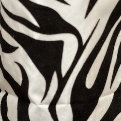 Rectangle Tablecloth overlay  - Satin - Zebra Print